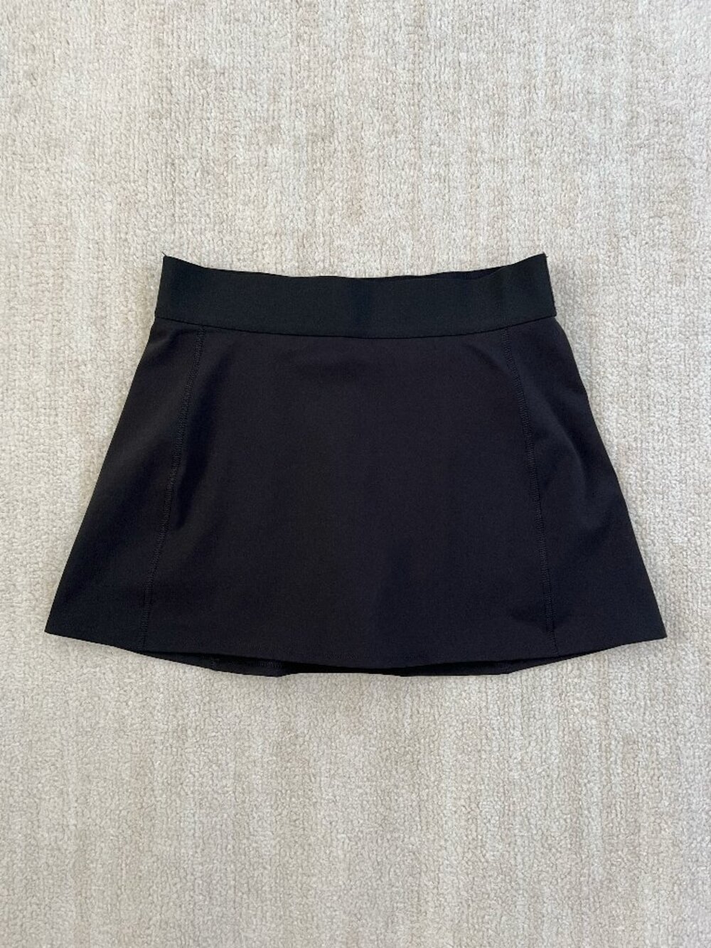 Aritzia TnAction Black Court Tennis Skirt Skort Mini Pull On Activewear S